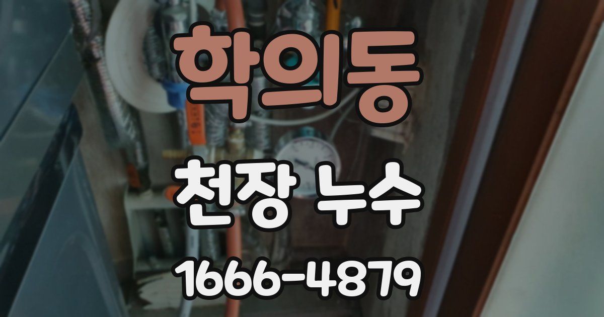 학의동 천장 누수