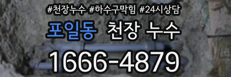 포일동 천장 누수