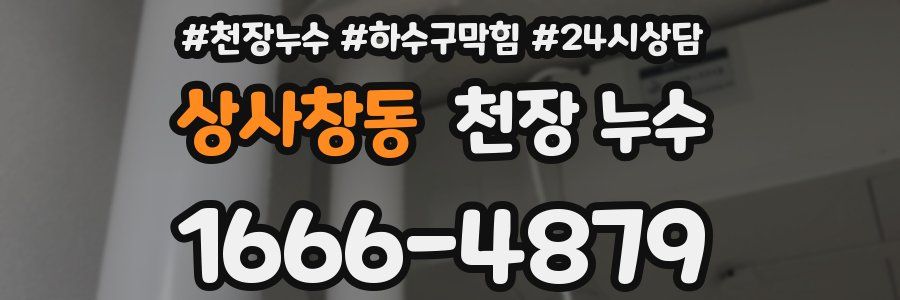 상사창동 천장 누수