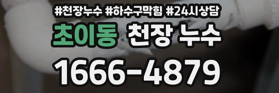 초이동 천장 누수