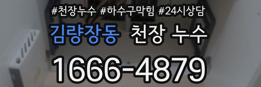 김량장동 천장 누수