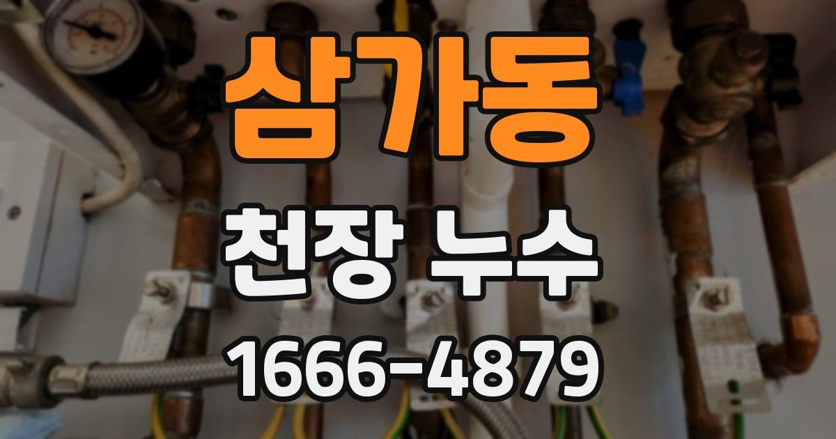 삼가동 천장 누수