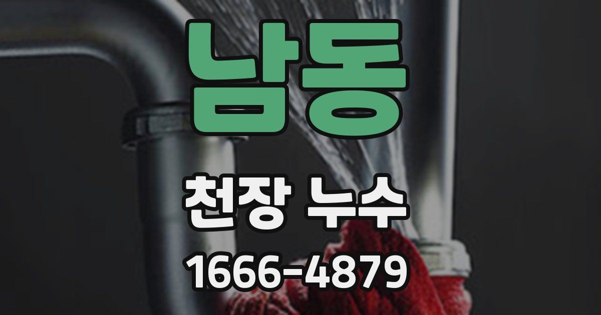 남동 천장 누수