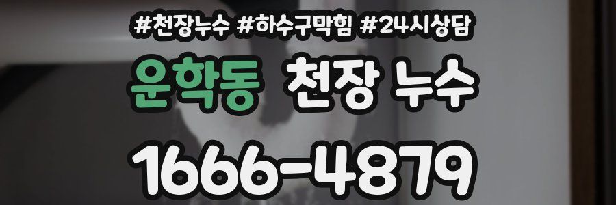 운학동 천장 누수