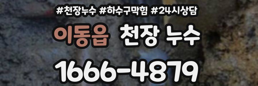 이동읍 천장 누수