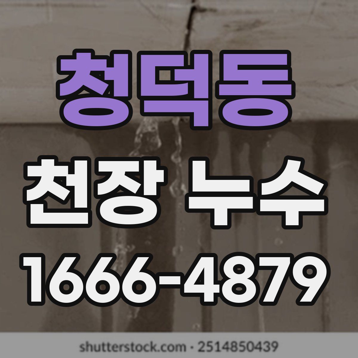 청덕동 천장 누수