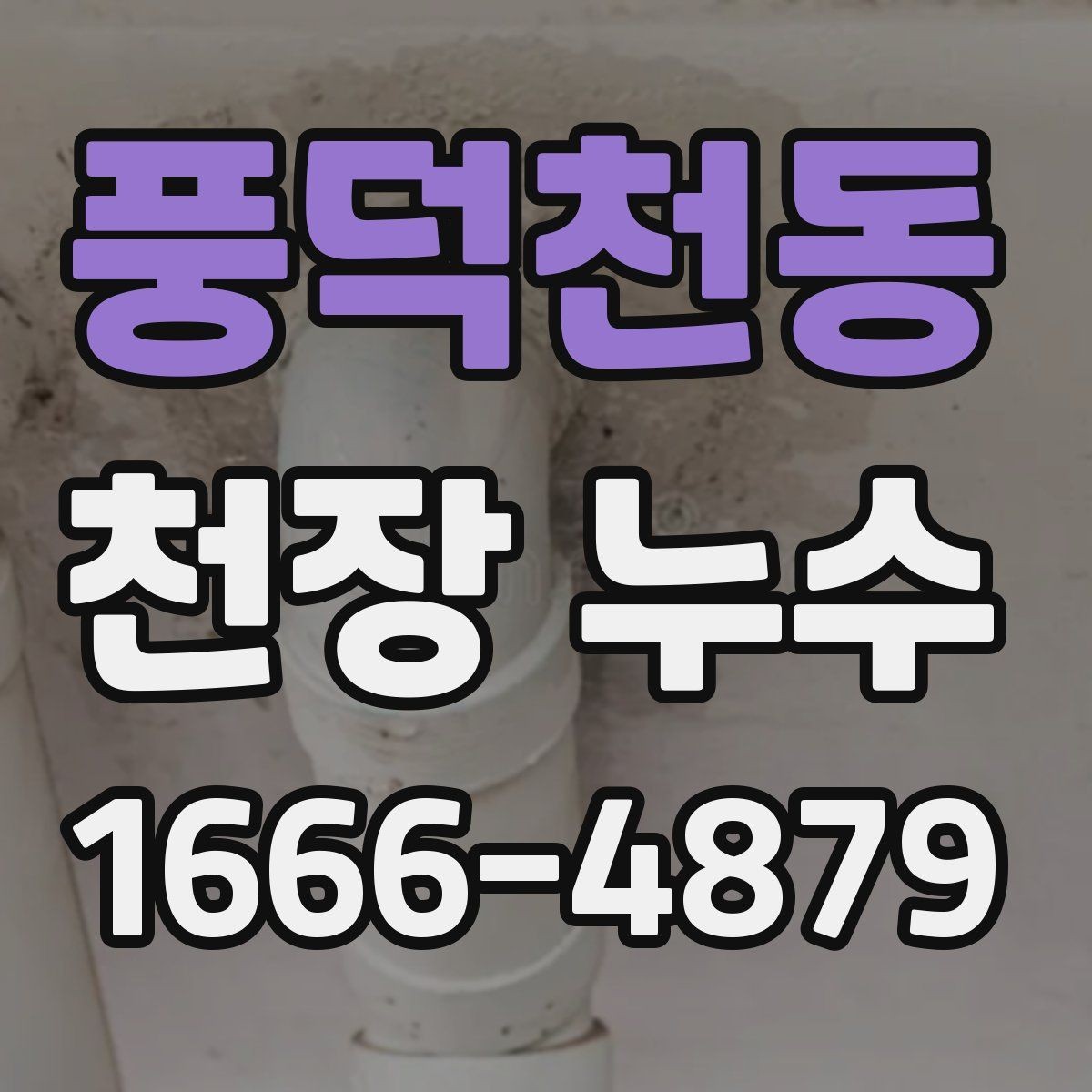 풍덕천동 천장 누수 페인트가 벗겨지기 전에