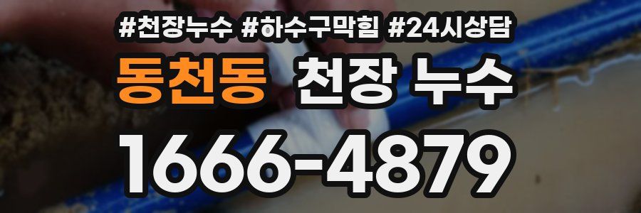 동천동 천장 누수