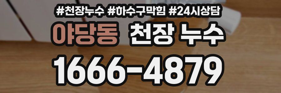 야당동 천장 누수