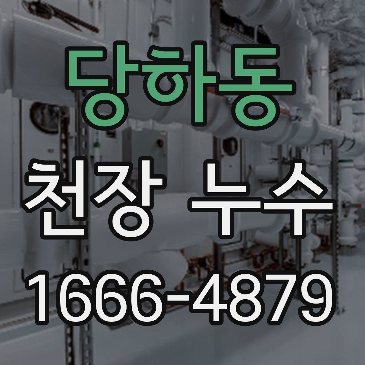 당하동 천장 누수 인한 2차 피해를 막는 방법