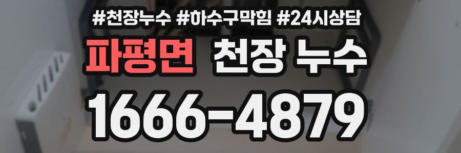 파평면 천장 누수