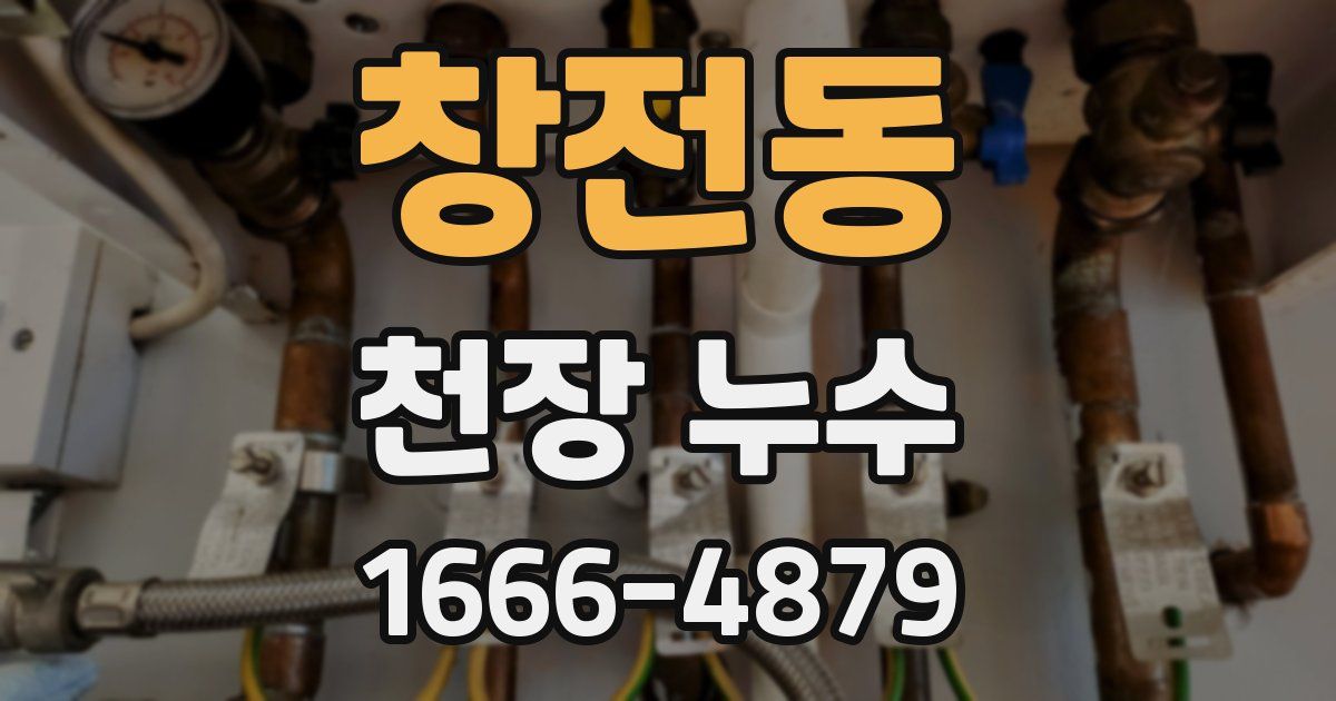 창전동 천장 누수