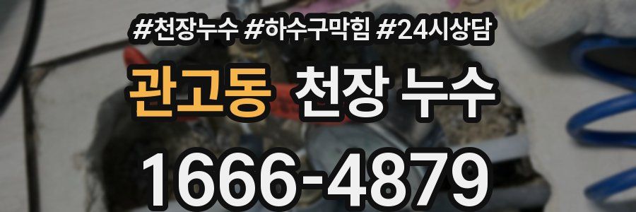 관고동 천장 누수