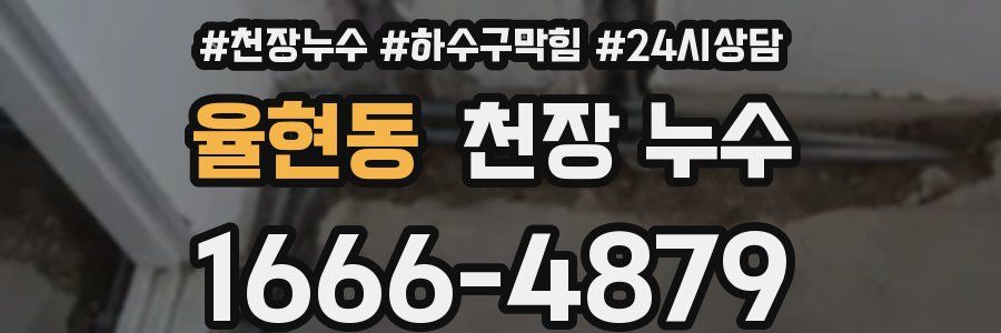 율현동 천장 누수