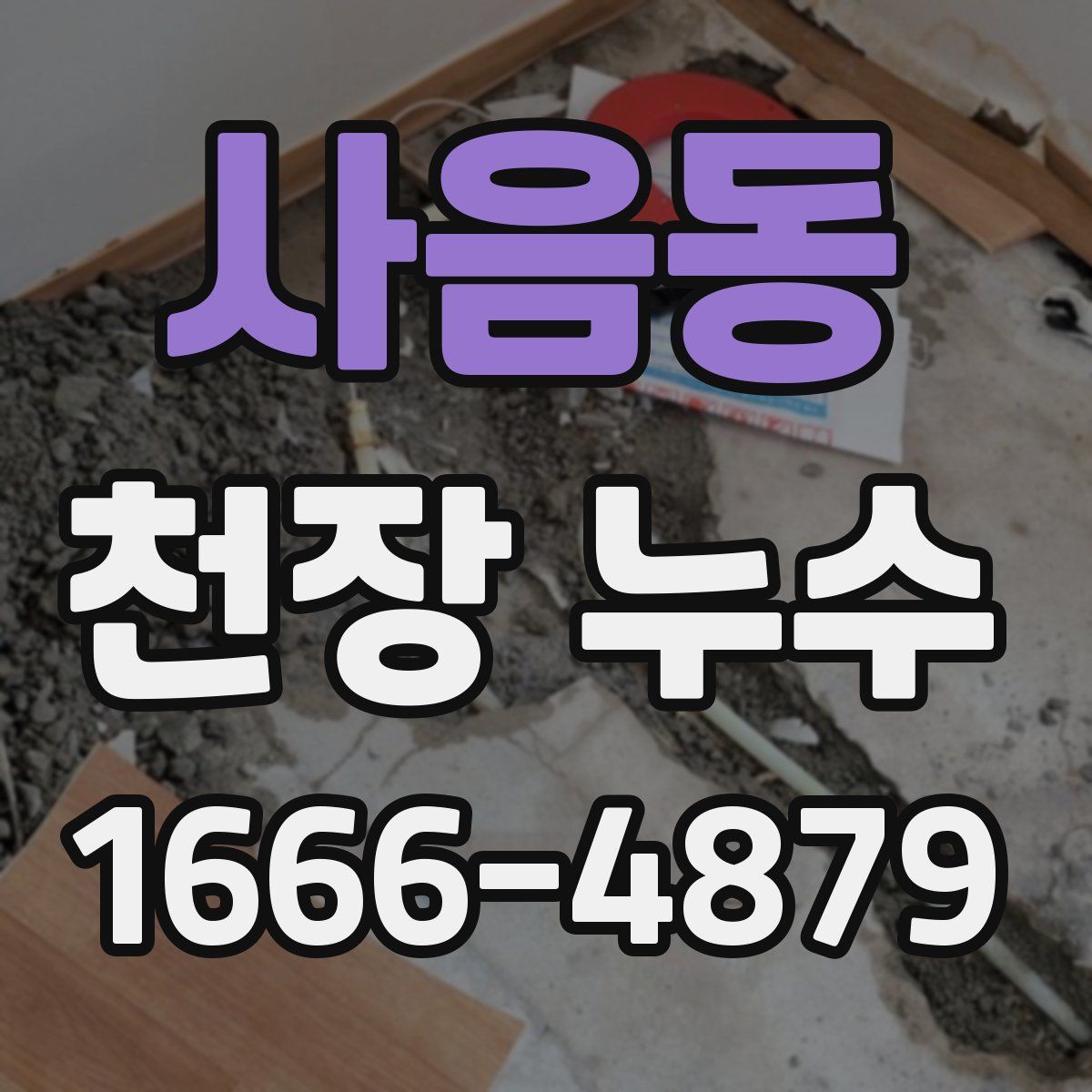 사음동 천장 누수