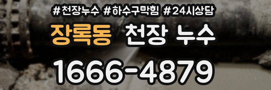 장록동 천장 누수