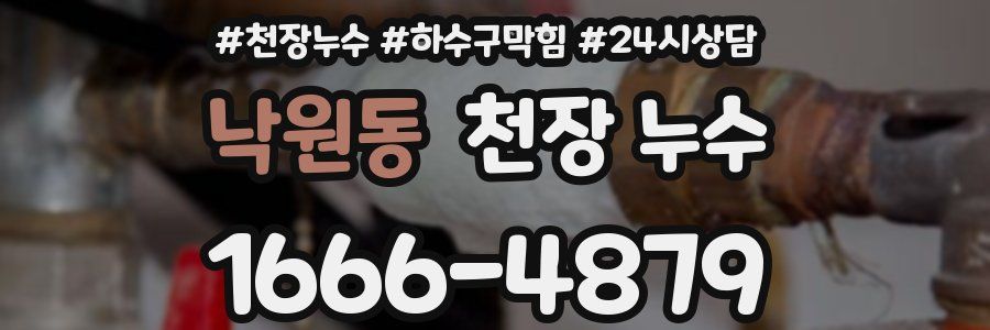 낙원동 천장 누수