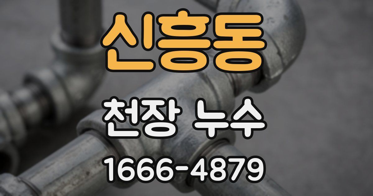 신흥동 천장 누수