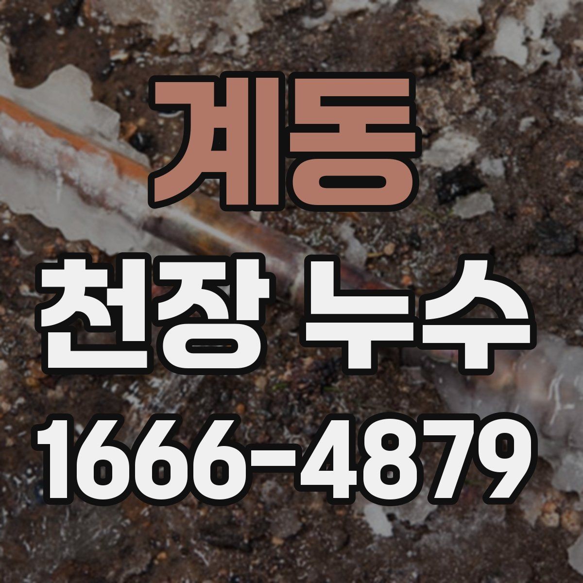 계동 천장 누수 페인트로 가리면 나중에 더 커지는 이유