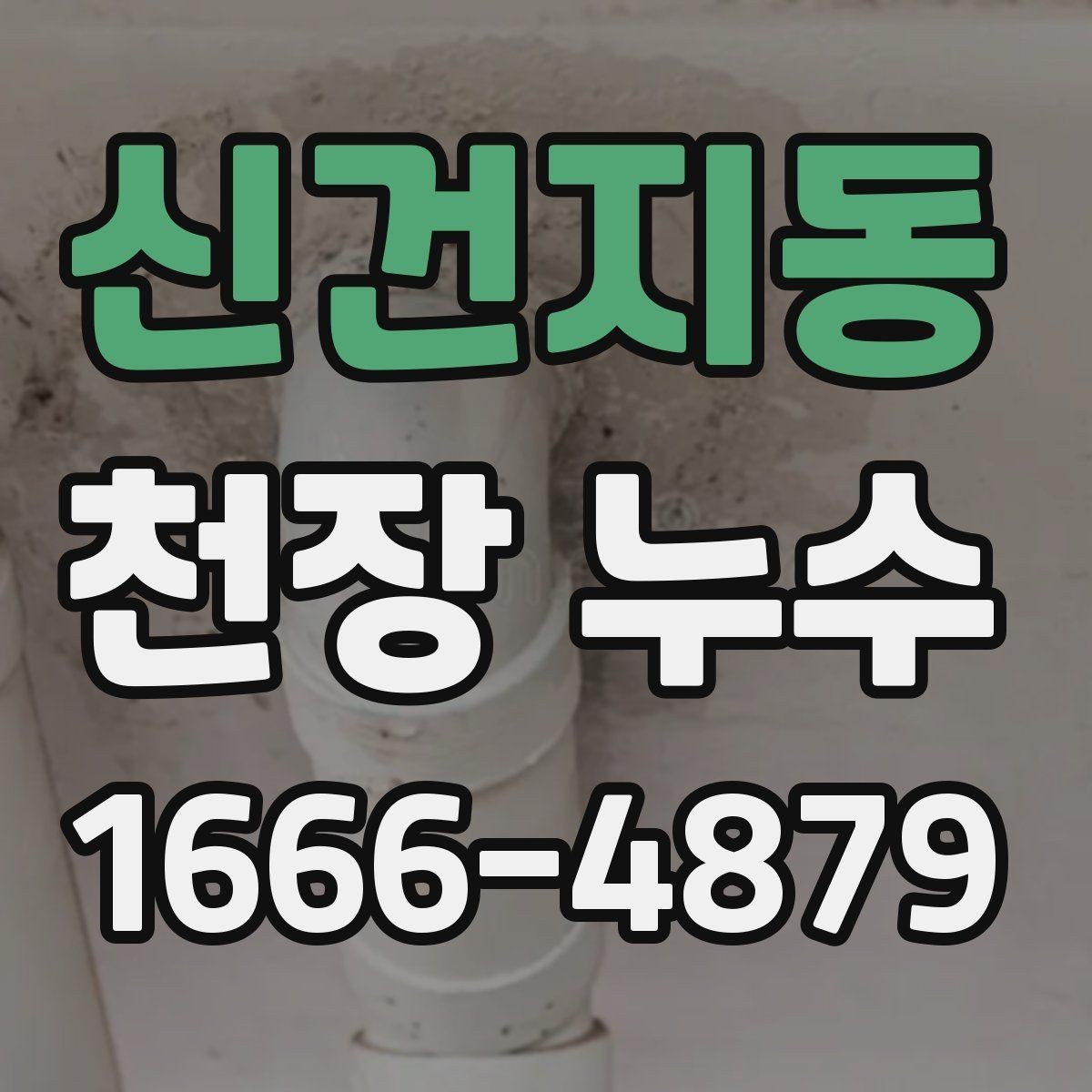 신건지동 천장 누수 위층 욕실 공사 후 천장이 젖는다면
