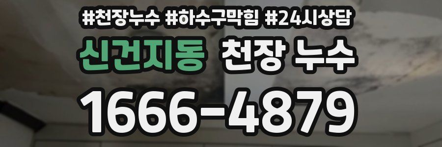 신건지동 천장 누수
