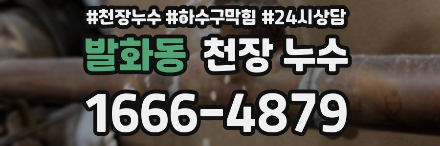 발화동 천장 누수