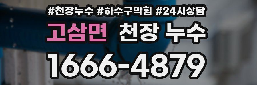 고삼면 천장 누수