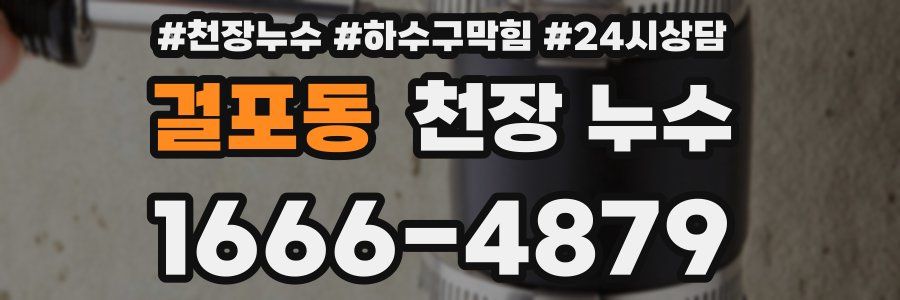 걸포동 천장 누수