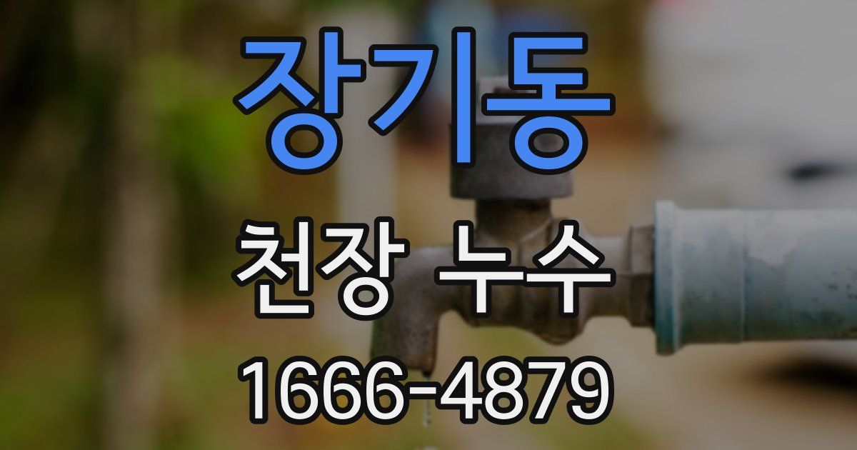 장기동 천장 누수