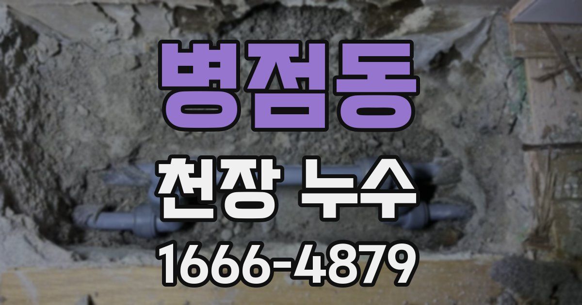 병점동 천장 누수