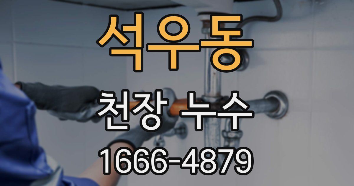 석우동 천장 누수