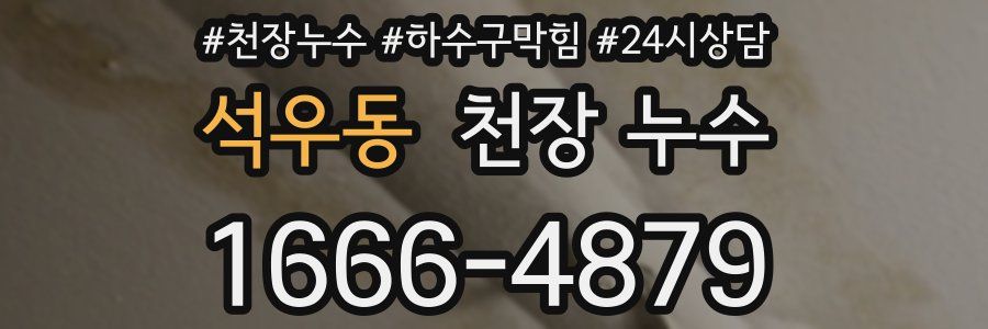 석우동 천장 누수