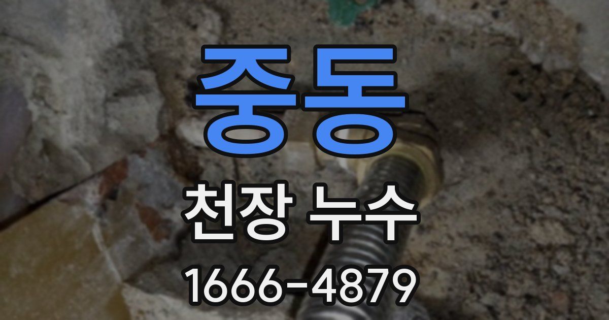 중동 천장 누수