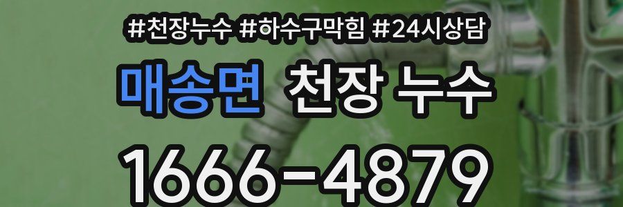 매송면 천장 누수