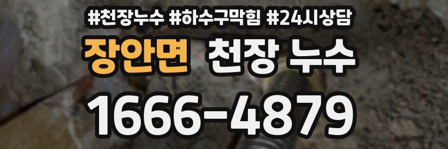 장안면 천장 누수