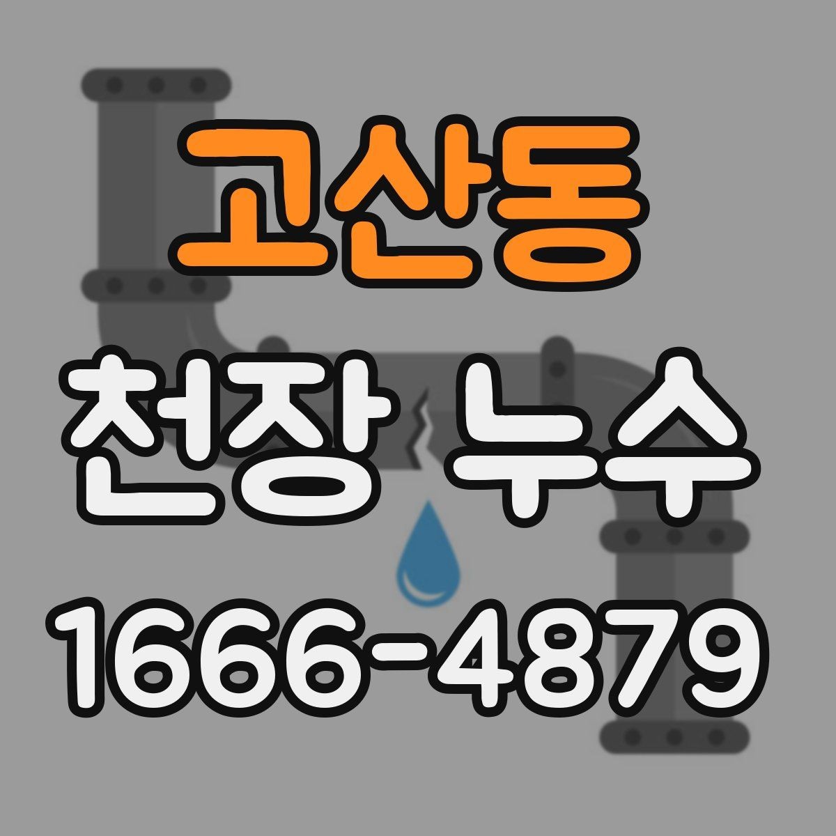 고산동 천장 누수 욕실 줄눈 문제로 천장이 젖는 경우