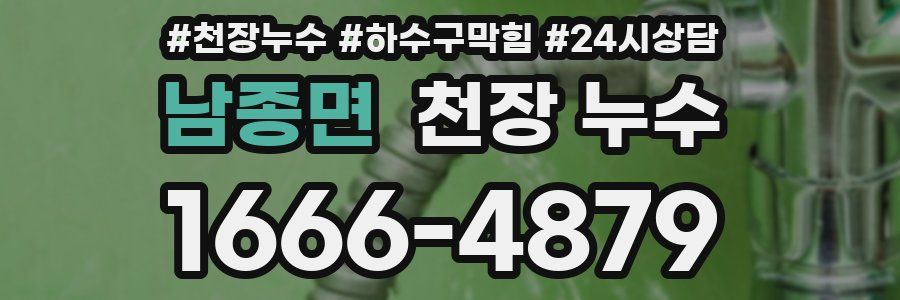 남종면 천장 누수