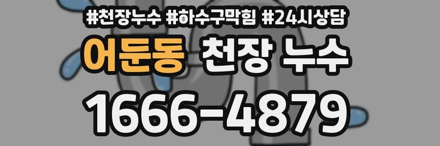 어둔동 천장 누수