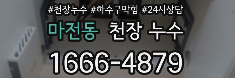 마전동 천장 누수