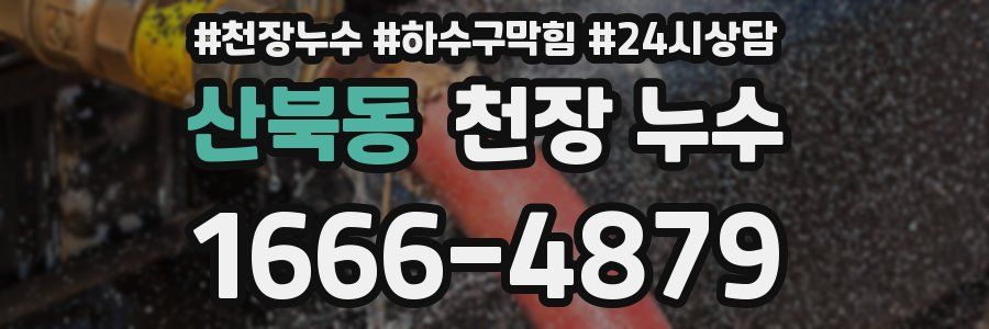 산북동 천장 누수