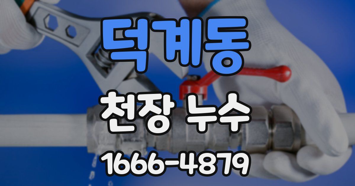 덕계동 천장 누수