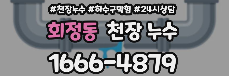 회정동 천장 누수