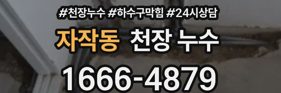 자작동 천장 누수