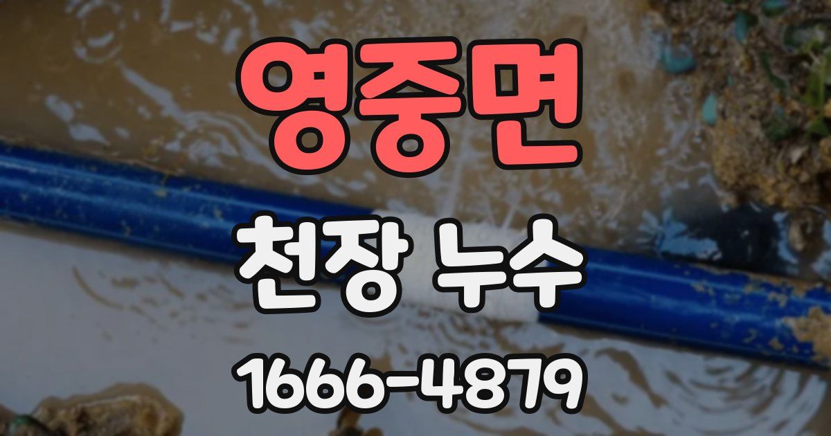 영중면 천장 누수