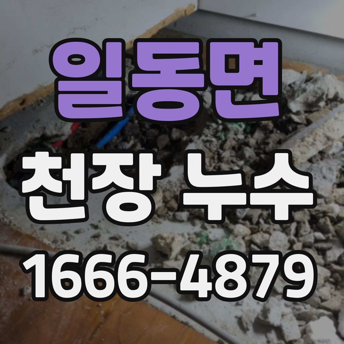 일동면 천장 누수