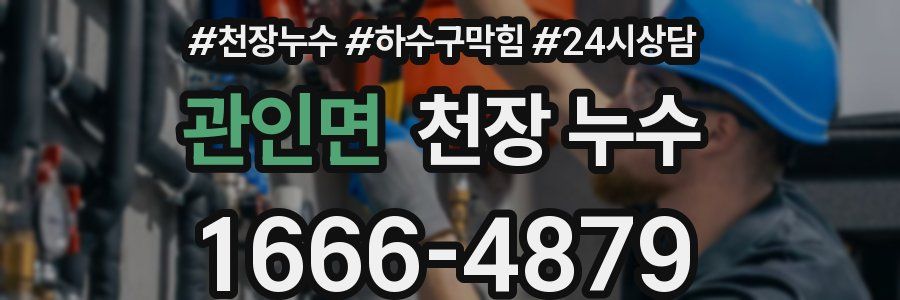 관인면 천장 누수