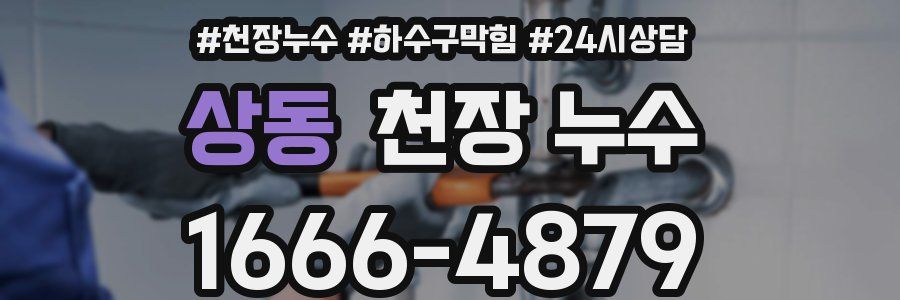 상동 천장 누수