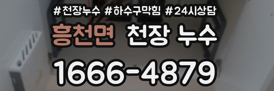 흥천면 천장 누수