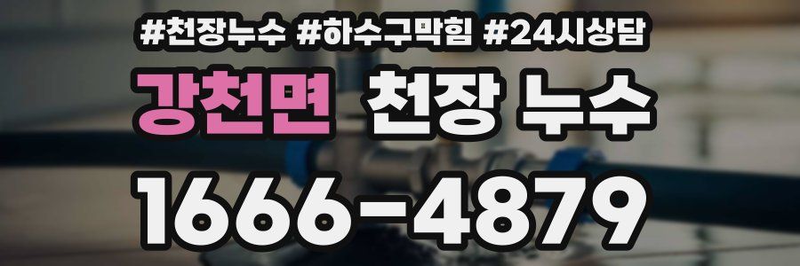 강천면 천장 누수