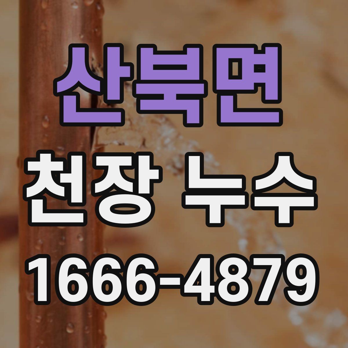 산북면 천장 누수 등기구 안으로 물이 스며들 때 대처법